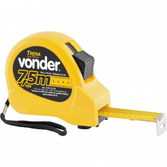 Trena curta de a�o 7,5 m x 25 mm VONDER