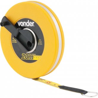 Trena de fibra longa, caixa fechada, com 20 m, VONDER