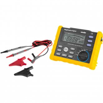 Meg�metro digital, 10 Gohms, 50 V - 1.000 V, VONDER