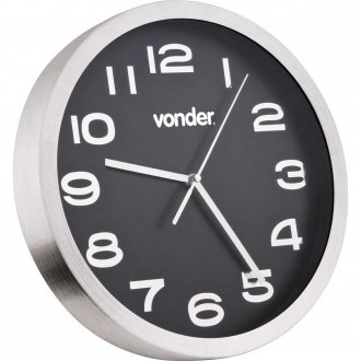 Rel�gio de parede 360 mm, VONDER