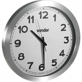 Rel�gio de parede 450 mm, VONDER