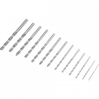 Jogo de brocas de a�o r�pido DIN 338, 1,5 mm a 6,5 mm, com 13 pe�as, A114 DORMER