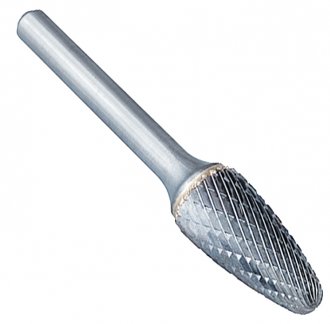 Lima rotativa �rvore abaulada, 12,7 mm x 25,0 mm, com haste 6,0 mm, P81112.7X6.0 DORMER