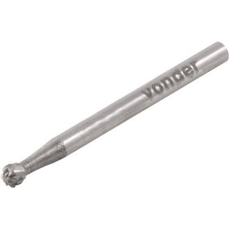 Lima rotativa esf�rica, 4,0 mm x 4,0 mm, com haste 3,0 mm, VONDER