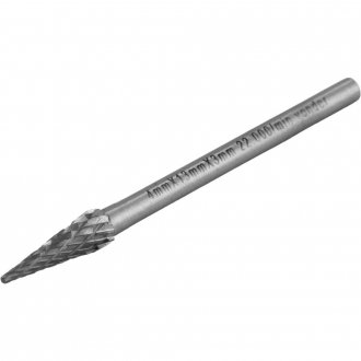 Lima rotativa c�nica ponteaguda, 4,0 mm x 13,0 mm, com haste 3,0 mm, VONDER