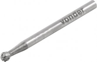 Lima rotativa esf�rica, 3,0 mm x 2,7 mm, com haste 3,0 mm, VONDER