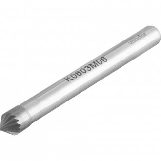 Lima rotativa c�nica 90�, 6,0 mm, com haste 6,0 mm, VONDER