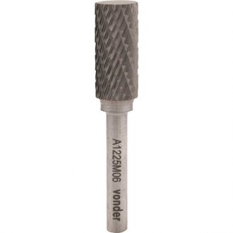 Lima rotativa cil�ndrica, 10,0 mm x 20,0 mm, com haste 6,0 mm, VONDER
