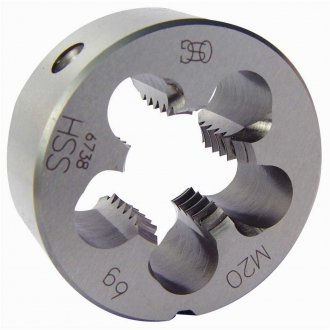 Cossinete de a�o r�pido, 20,0 mm x 2,50 mm x 45,0 mm, com peeling, DIN 223B 105/8, OSG