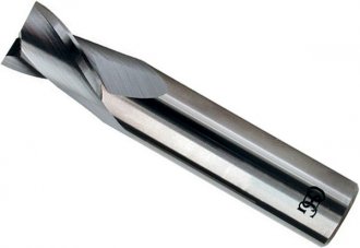 Fresa de topo em a�o r�pido 8,0 mm, 2 cortes, com 8% de cobalto, 327B, 801/1, OSG