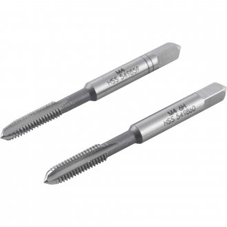 Macho manual de a�o r�pido, M4 x 0,70 mm, rosca MA, jogo com 2 pe�as, VONDER PLUS