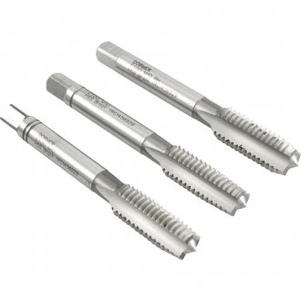 Macho manual de a�o r�pido, M10 x 1,50 mm, rosca MA, jogo com 3 pe�as, DORMER