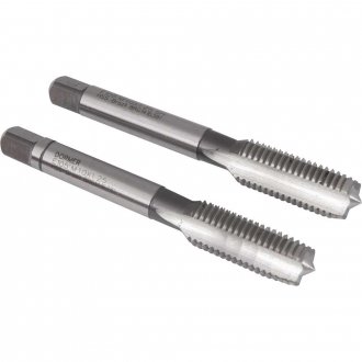 Macho manual de a�o r�pido, M10 x 1,25 mm, rosca MB, jogo com 2 pe�as, perfil seriado DORMER