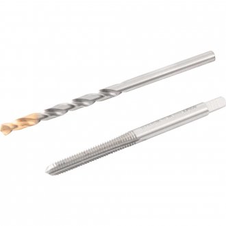 Jogo duopack macho manual de a�o r�pido 4 mm x 0,70 mm, com broca 3,3 mm, DORMER