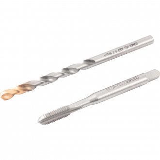 Jogo duopack macho manual de a�o r�pido 5 mm x 0,80 mm, com broca 4,2 mm, DORMER