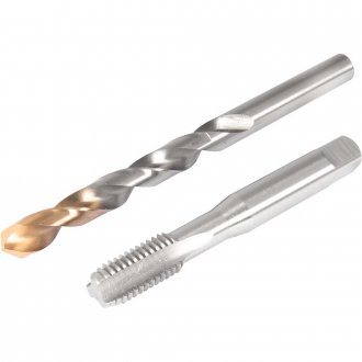 Jogo duopack macho manual de a�o r�pido 10 mm x 1,50 mm, com broca 8,5 mm, DORMER