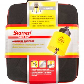 Jogo de serras copo bimetal, em a�o r�pido, com 15 pe�as, KFC11041-S, STARRETT