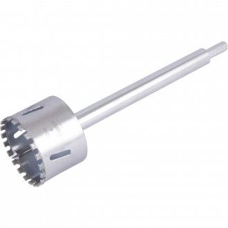 Serra copo diamantada 60 mm, com haste, STARRETT