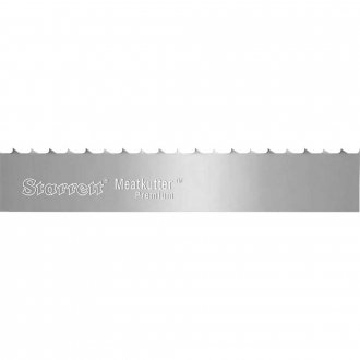 L�mina de serra fita a�o carbono para cortar carne, 2,56 m x 16 mm x 0,46 mm, 6 dentes Skip, Meatkutter Premium MKP STARRETT
