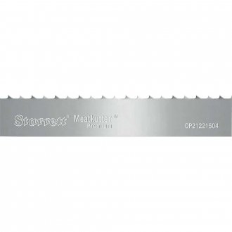 L�mina de serra fita a�o carbono para cortar carne, 1,83 m x 16 mm x 0,46 mm, 6 dentes Skip, Meatkutter Premium MKP STARRETT
