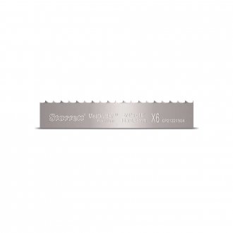 L�mina de serra fita a�o carbono para cortar carne, 3,25 m x 16 mm x 0,46 mm, 6 dentes Skip, Meatkutter Premium MKP STARRETT