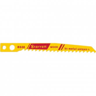 L�mina de serra tico-tico, 65 mm x 7,5 mm x 1,27 mm, 8 dentes, para cortes em madeira, com 5 pe�as, BS36, STARRETT