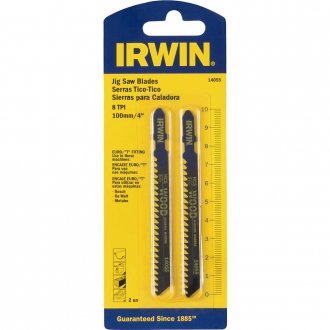 L�minas de serra tico-tico, 100 mm, 8 dentes, 2 pe�as, IW14055 IRWIN