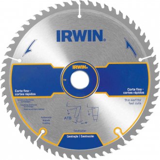 L�mina de serra circular com dentes de metal duro, 184 mm x 20 mm, 36 dentes, IW14108 IRWIN