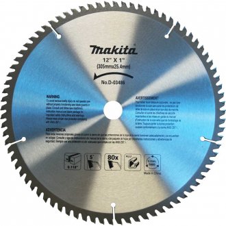 L�mina de serra circular com dentes de metal duro, 305 mm x 25 mm, 80 dentes, MAKITA