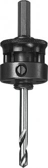 Suporte para serra copo de 32 mm a 210 mm, com broca piloto, haste de 7/16