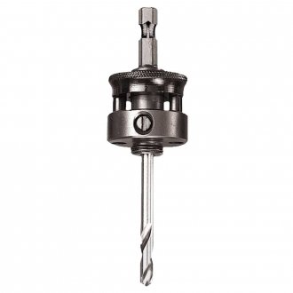 Suporte para serra copo de 32 mm a 210 mm, com broca piloto, haste de 11/32