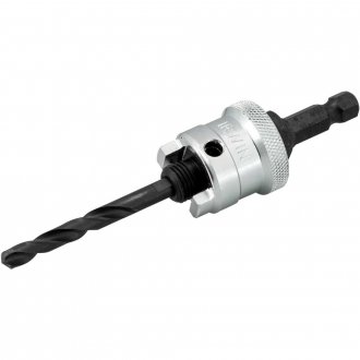 Suporte para serra copo de 14 mm a 30 mm, com broca piloto, haste de 3/8