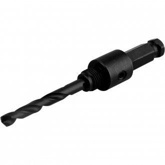Suporte para serra copo de 14 mm a 30 mm, com broca piloto, haste de 1/2