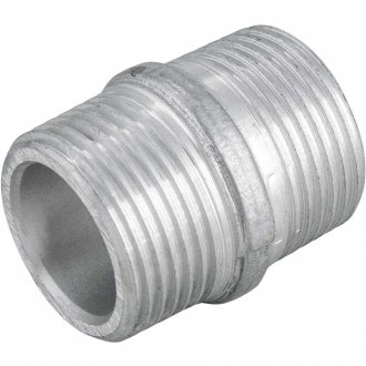 Niple em alum�nio, duplo, 1