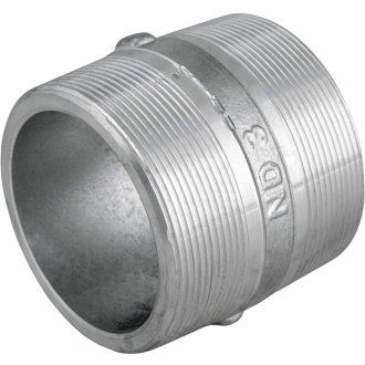 Niple em alum�nio, duplo, 3