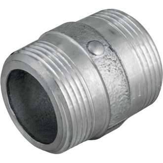 Niple em alum�nio, duplo, 1.1/4