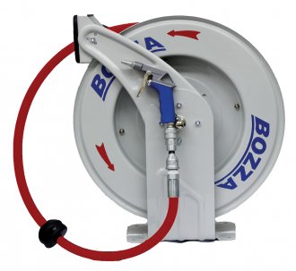 Carretel retr�til para mangueira de ar, com mangueira, 17100 - AR15, BOZZA