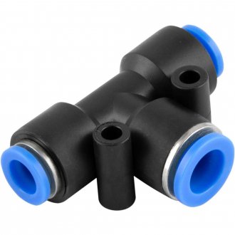 Conex�o r�pida tipo T de redu��o, com 1 entrada de 10,0 mm e 2 entradas de 8,0 mm, VONDER