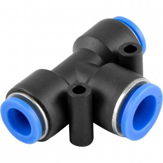 Conex�o r�pida tipo T de redu��o, com 1 entrada de 12,0 mm e 2 entradas de 10,0 mm, VONDER