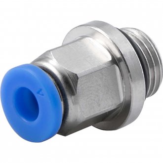 Conex�o r�pida reta, 4 mm, rosca 1/8
