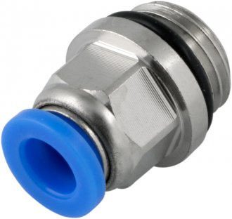 Conex�o r�pida reta, 6 mm, rosca 1/8
