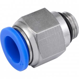 Conex�o r�pida reta, 12 mm, rosca 1/4