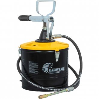 Bomba manual para graxa, com reservat�rio para 7 kg, 7000 LUPUS