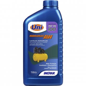 �leo para compressores e sistemas hidr�ulicos AW, ISO VG100, 1 litro INGRAX
