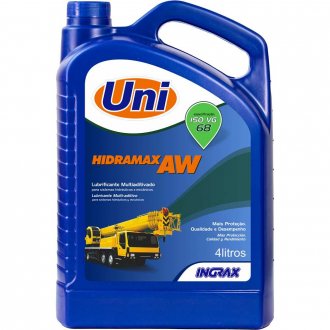 �leo para sistemas hidr�ulicos AW 68, 4 litros, INGRAX