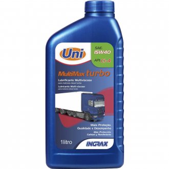 �leo lubrificante, SAE 15W40, 1 litro, MULTIMAX TURBO UNI INGRAX