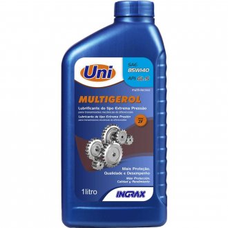 �leo lubrificante multigerol, Uni SAE 85W140, 1 litro, INGRAX
