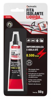 Fita isolante l�quida 50 g, preta,  QUIMATIC