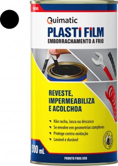 Emborrachamento a frio, Plasti Film, 500 ml, preto, CK1 QUIMATIC