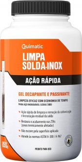 Gel limpa solda inox LT1, a��o r�pida, QUIMATIC
